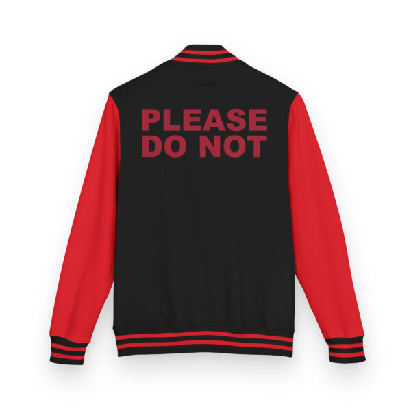 Heavyweight letterman jacket