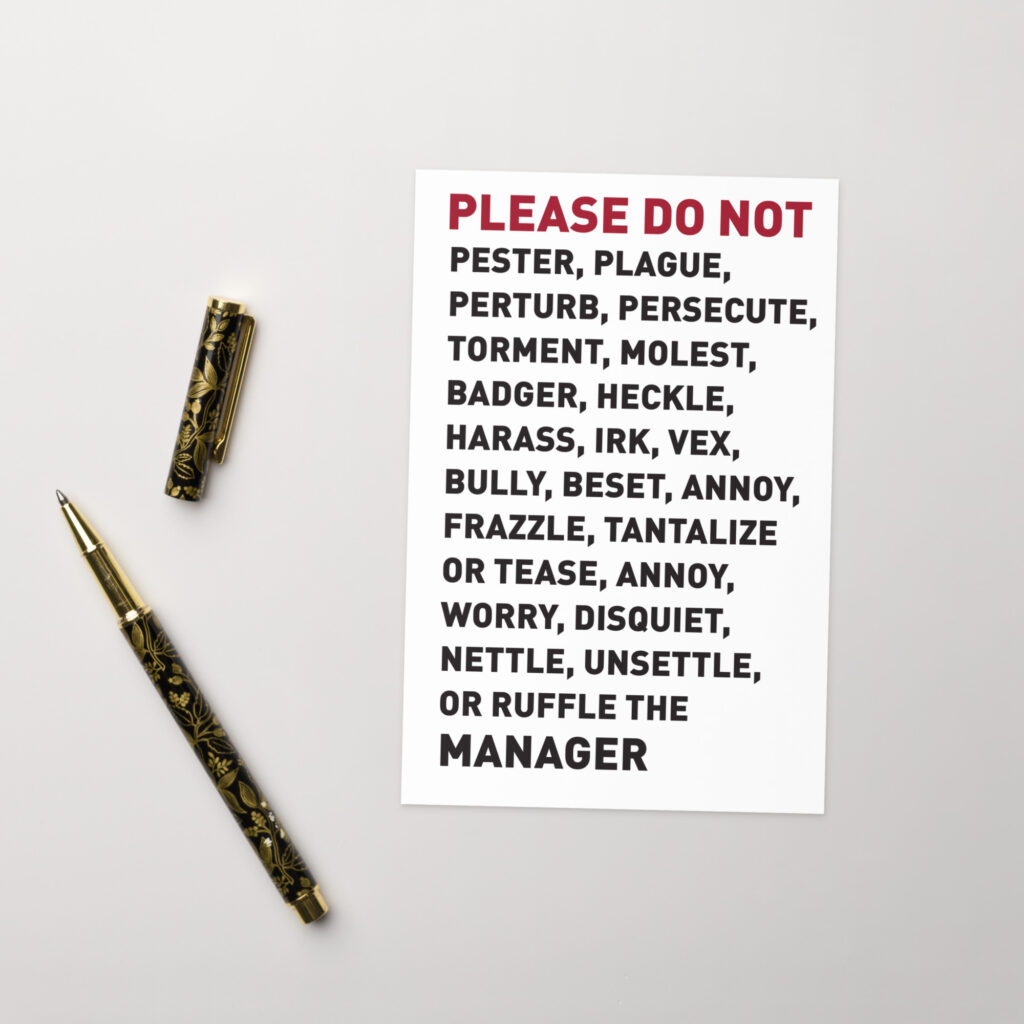 PDN Manager Greeting card